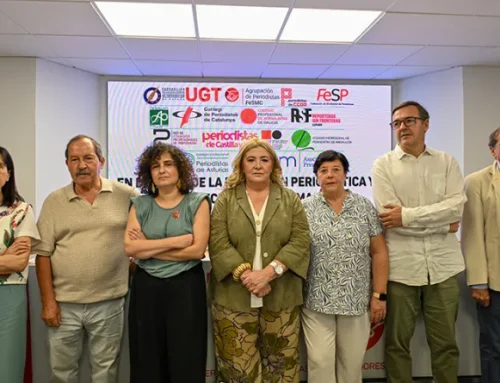 Las organizaciones periodísticas y sindicales presentan un manifiesto conjunto para exigir el fin del acoso y las agresiones a periodistas